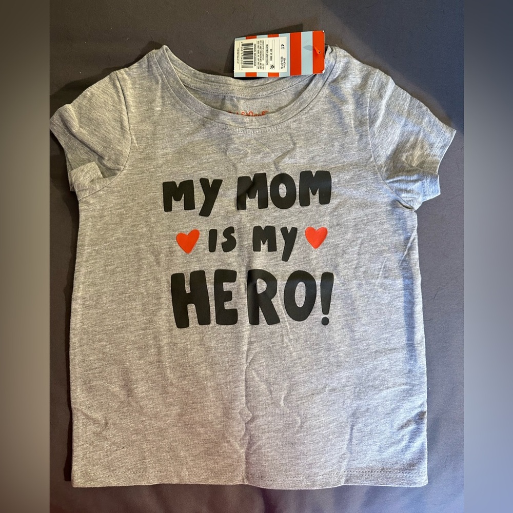 4T My Mom is my Hero shirt